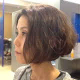 前下がりパーマボブ☆