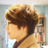 とれかけのパーマを活かして春らしいショートヘアにイメチェン！！