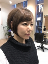 前下がりショートボブ