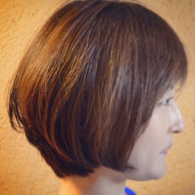 前下がりアゴラインショートボブ！ 1