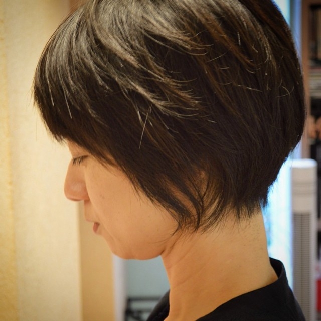 一見シンプルなショートボブ☆ 1