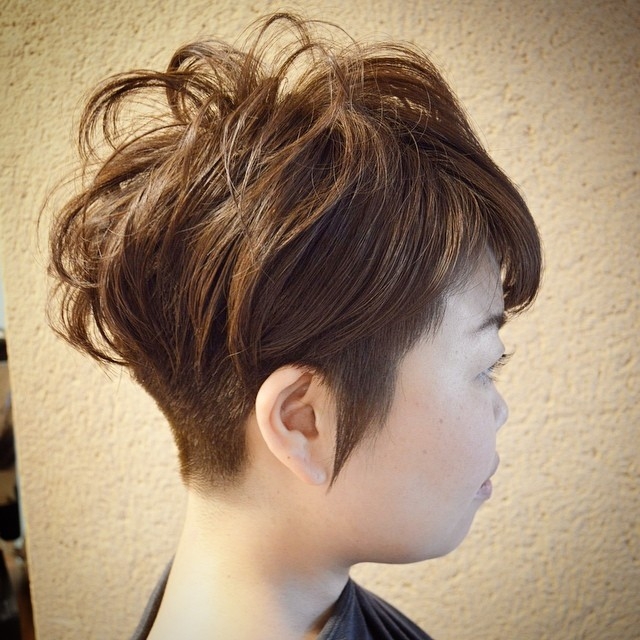 個性派アシンメトリーショート・結婚式バージョン 1