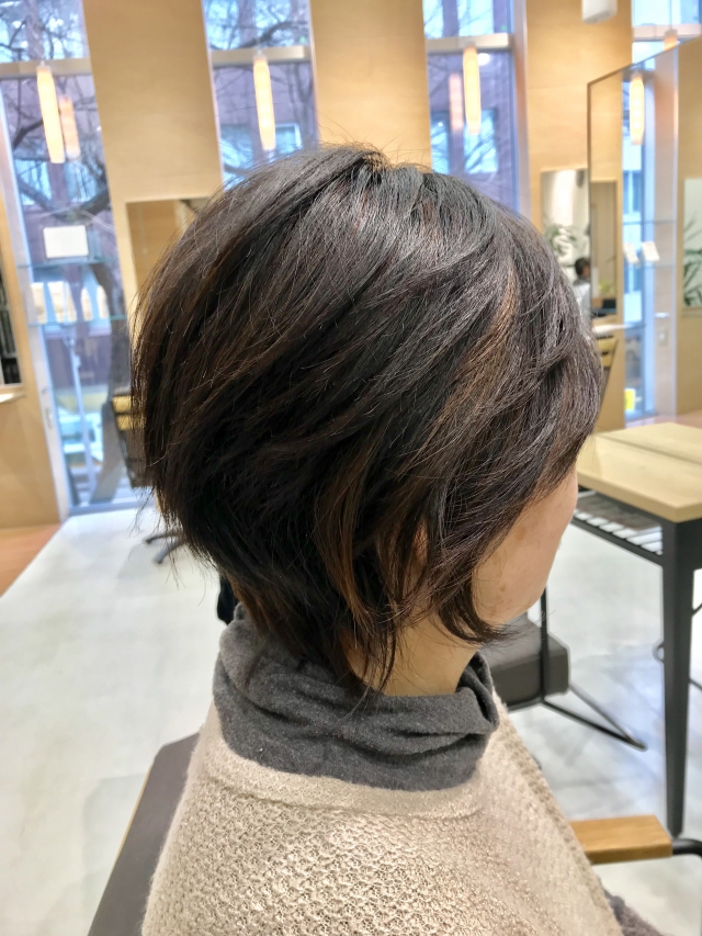 テクニカルなショートヘアカット☆ 2