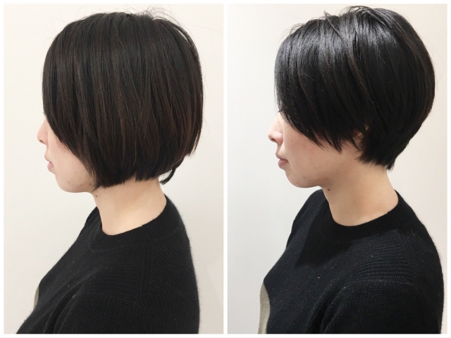 黒髪ショート 1